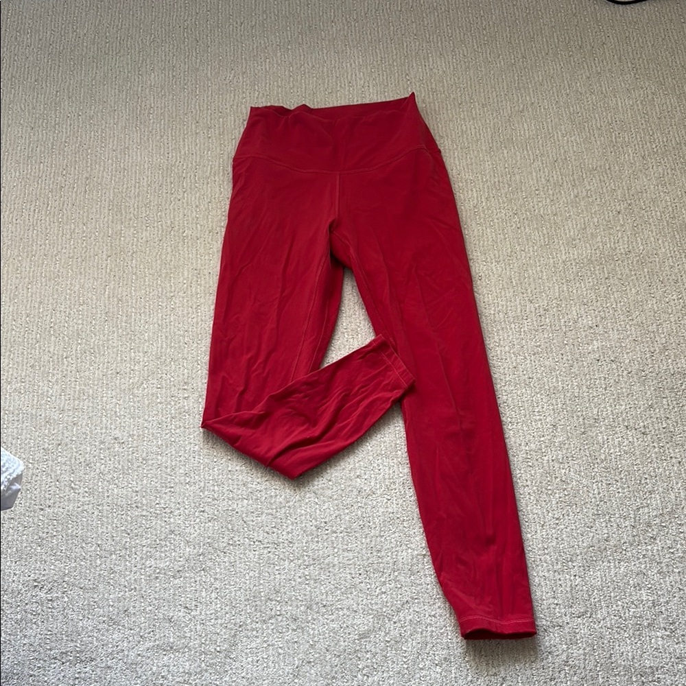 CRZ YOGA Red Leggings